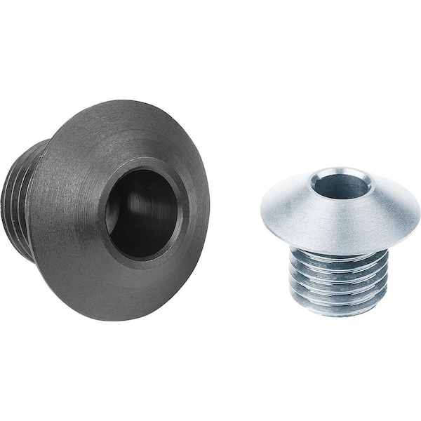 Locating Bush, D=10 M16X1, 5X13, D2=26, Sw=6, Stainless Steel Bright